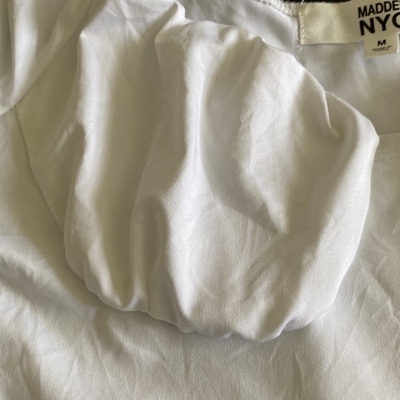 Madden NYC bodysuit Emma long sleeve thong bottom sweet Juliette neckline bust - Picture 9 of 15